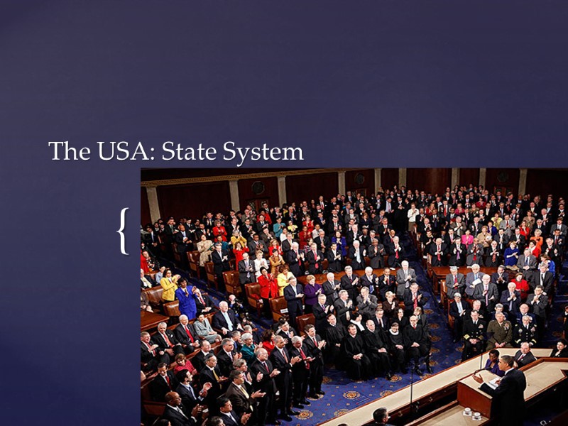 The USA: State System